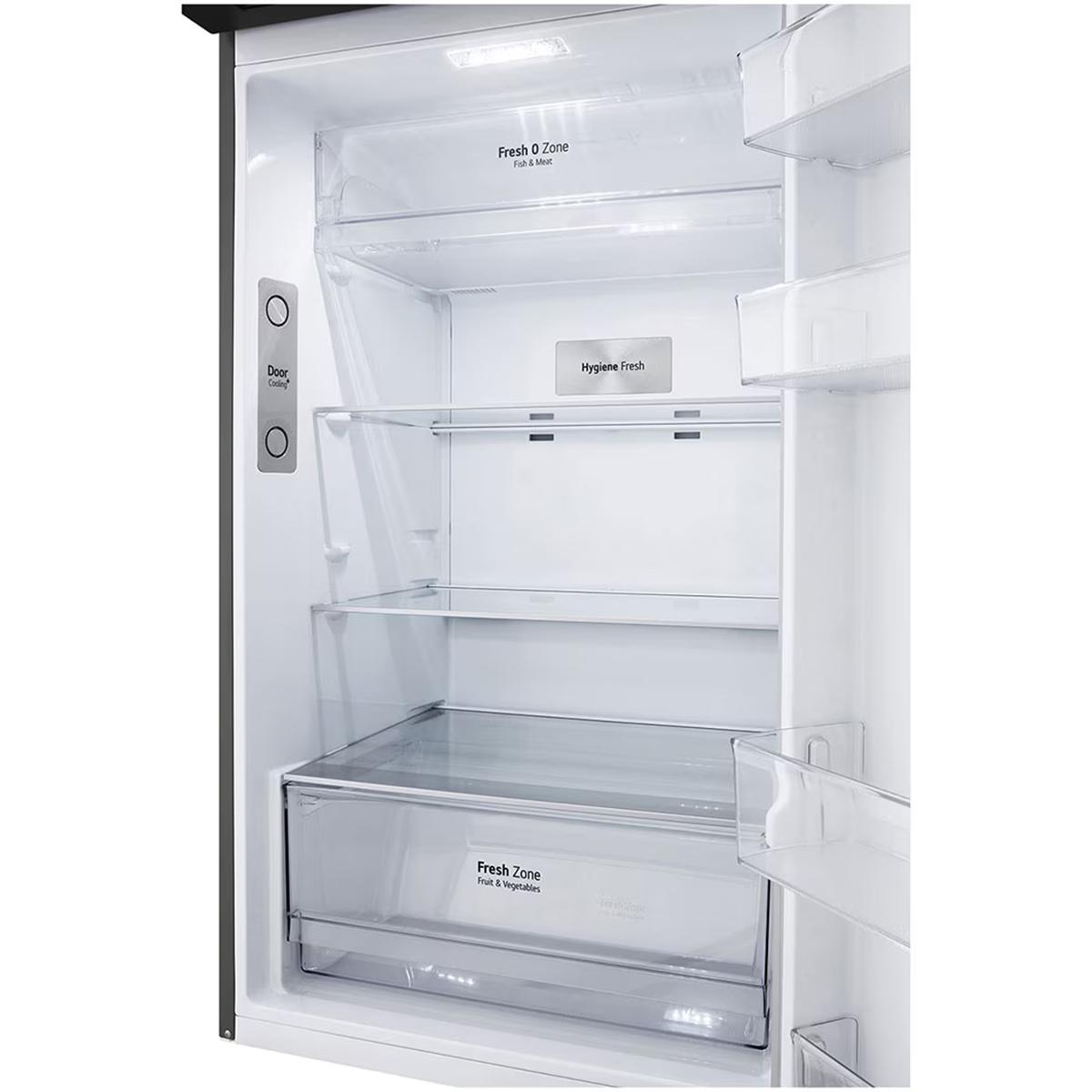 Heladera Top Freezer 395L LG Smart Inverter VT40MPY Thinq Plata